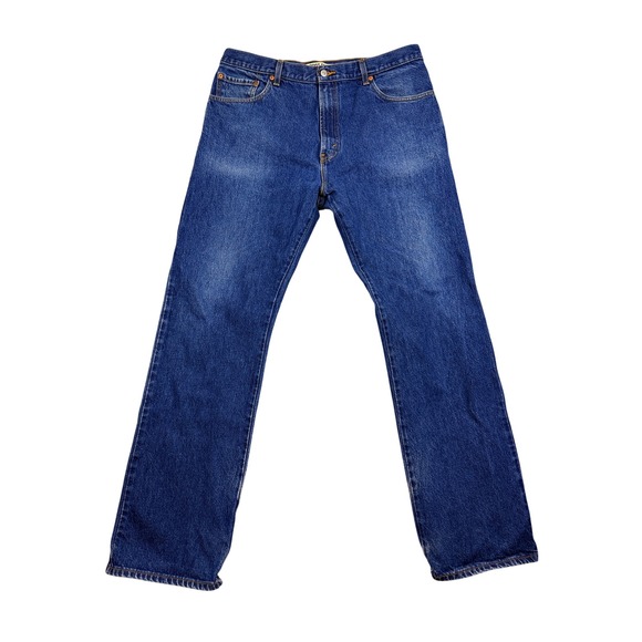Vtg Y2K Levis 517 Bootcut Jeans Mens 38x34 Medium Wash Blue Pants - Picture 2 of 13